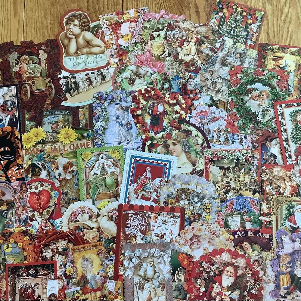 Lot of 50 Victorian Style All Occasion Postcards